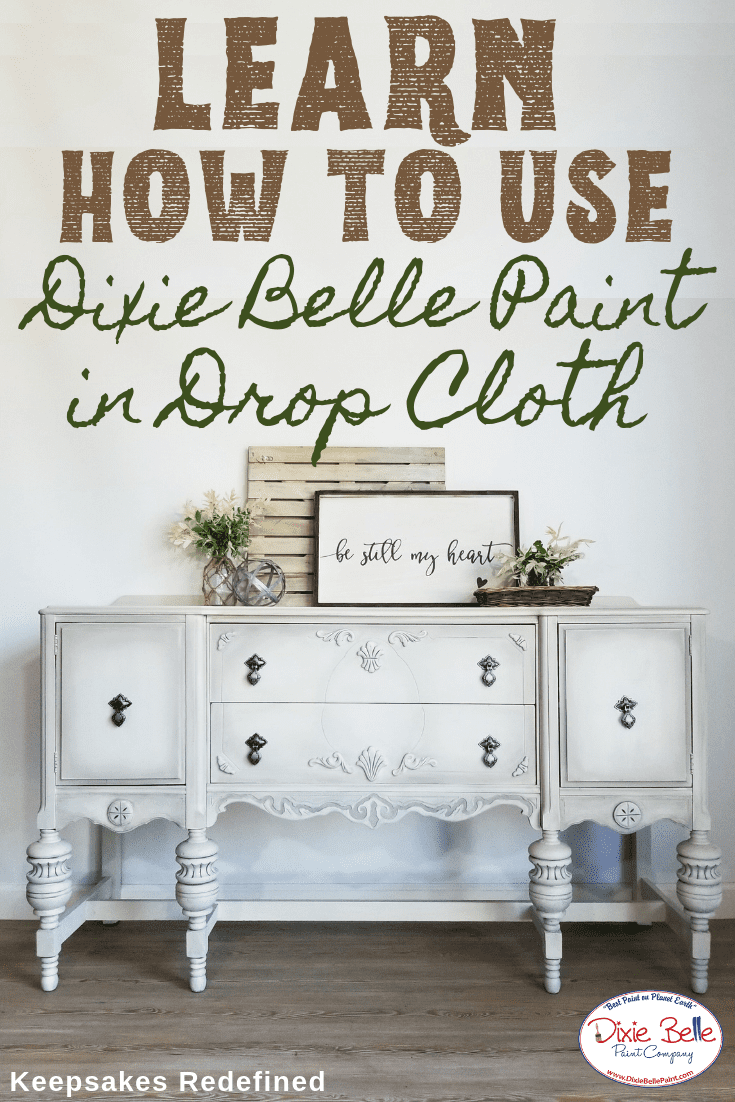 How to Paint with Drop Cloth
