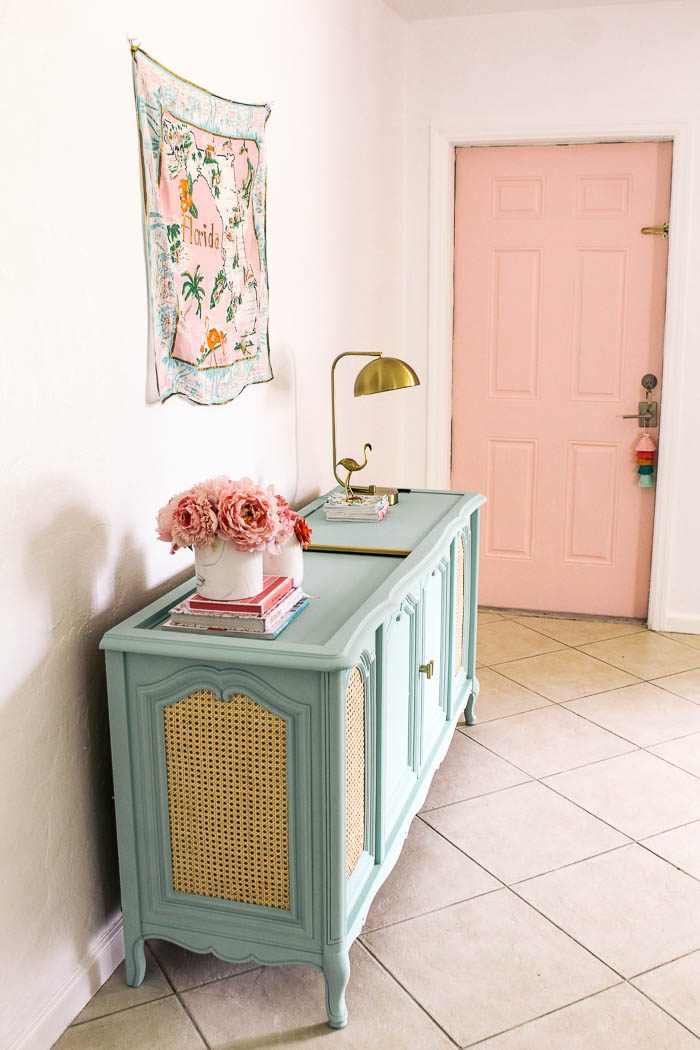 Paint a Record Player Cabinet