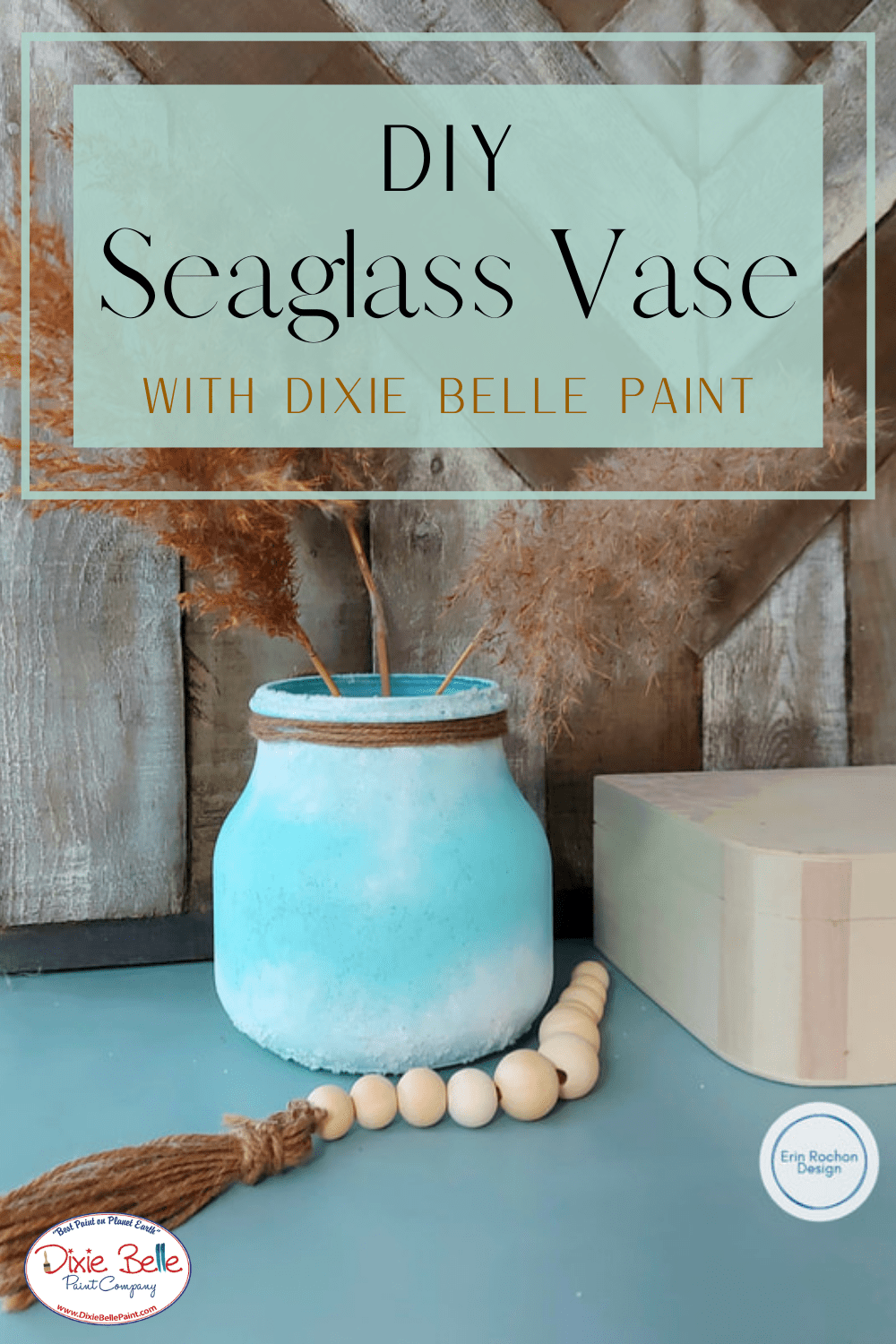 How To Paint A Glass Vase - Dixie Belle Paint Company