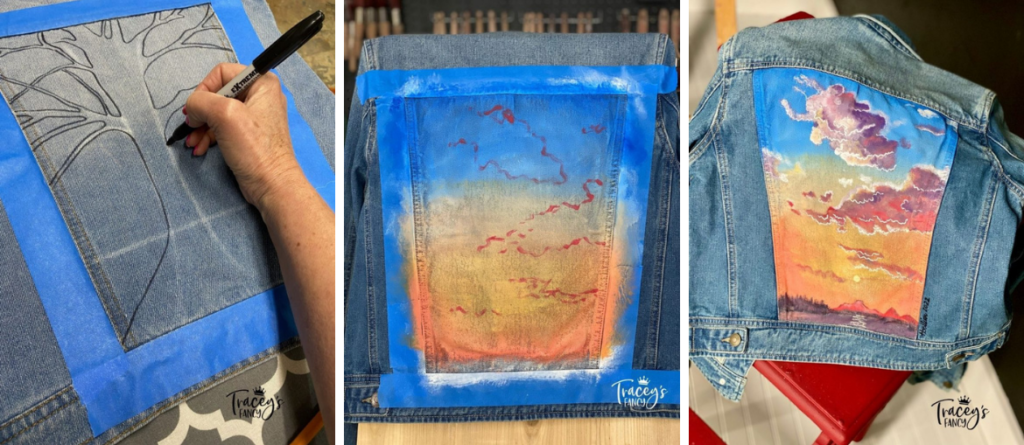 diy jean jacket painting ideas