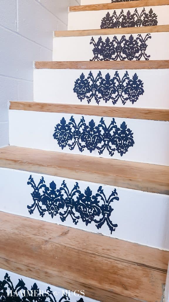 Painted Staircase Makeover!