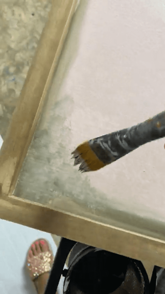 How to Paint Rose Gold Metallic Furniture with Tracey Bellion