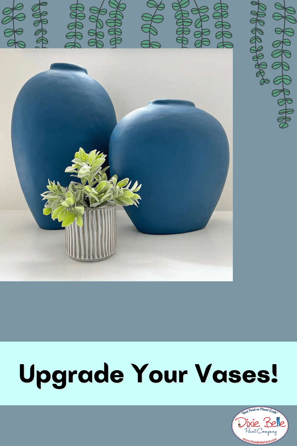 Upgrade Your Vase with Terra Clay Paint!