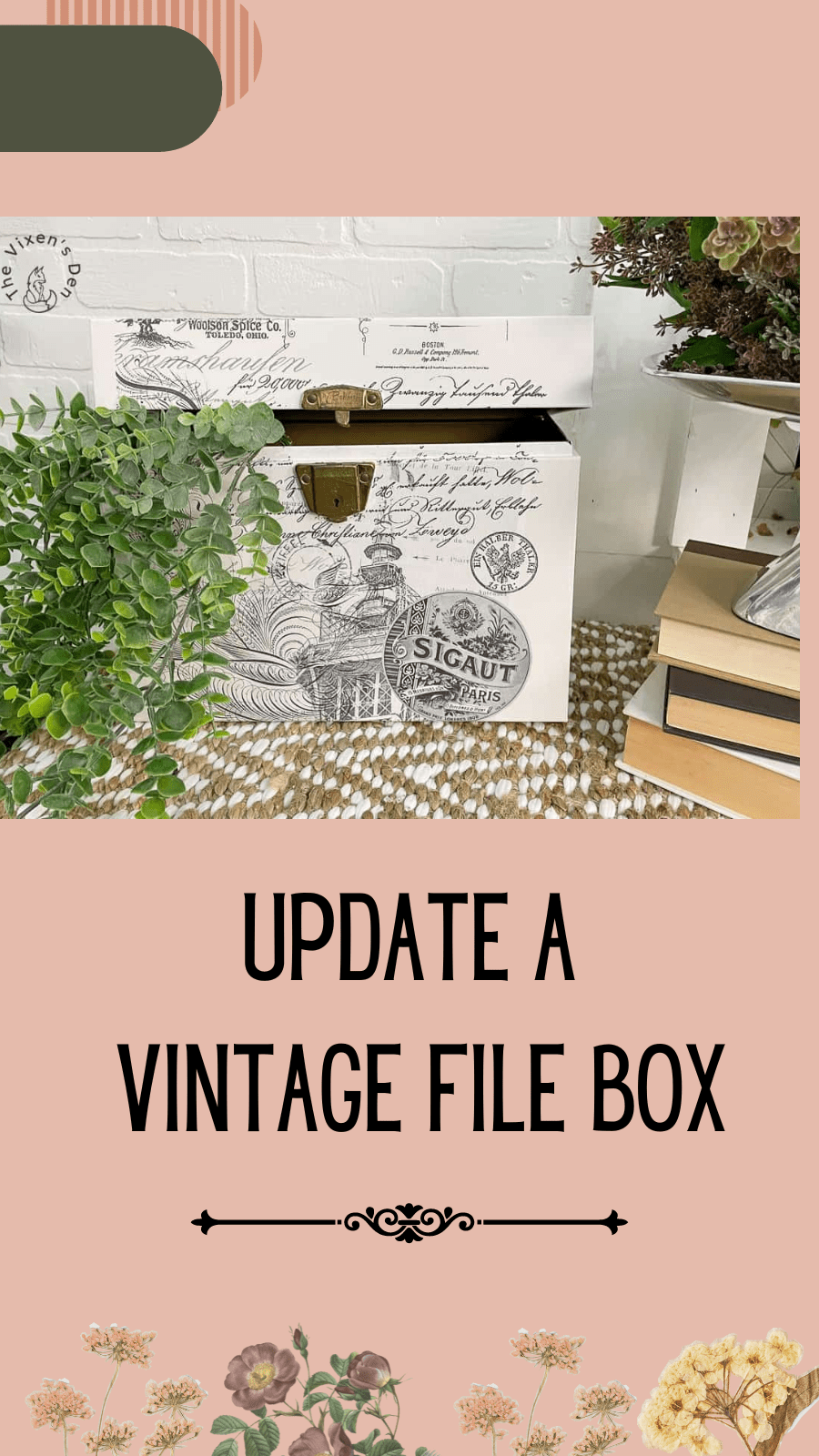 Update a Vintage File Box