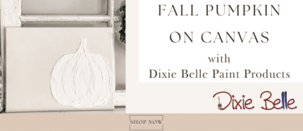 Ideas for Drawing and Painting an Easy Fall Pumpkin with Dixie Belle Chalk Mineral Paints