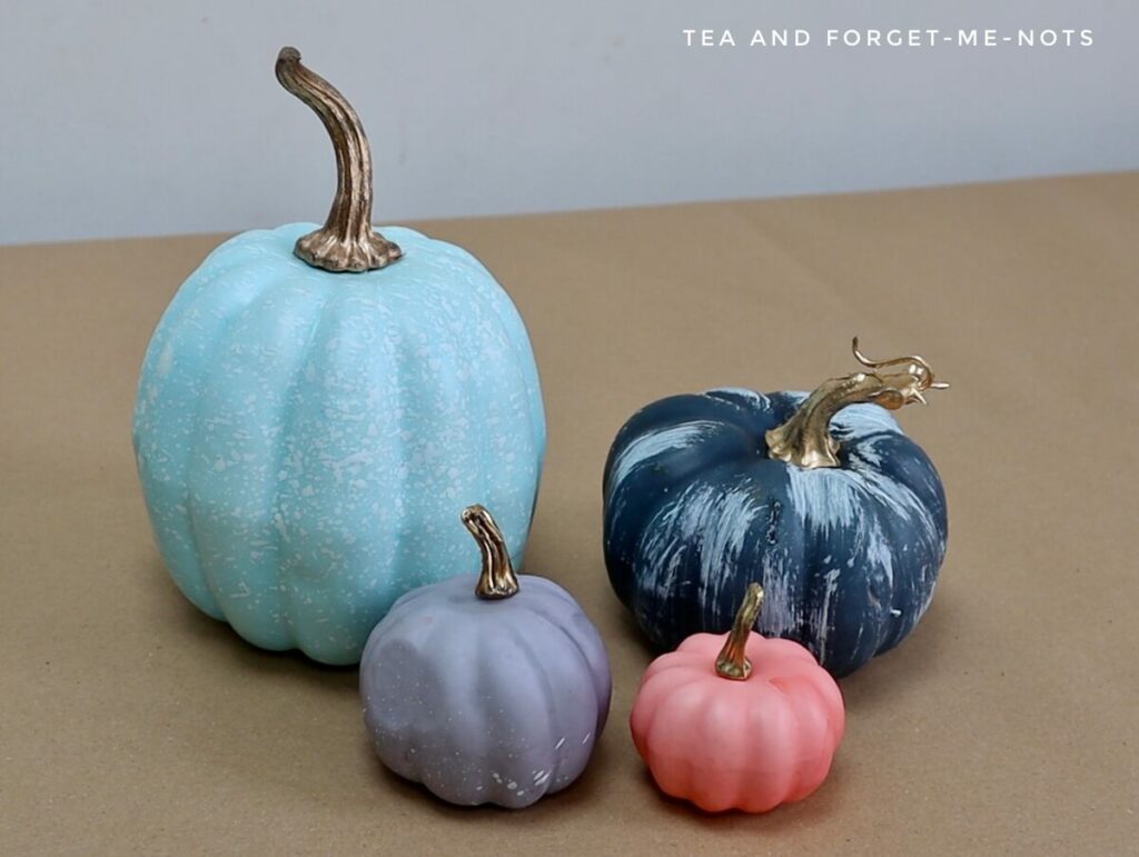 Pumpkins Before Paint with Dixie Belle Patina
